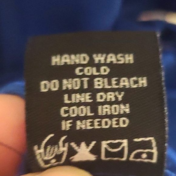 MSK Women's Blue V-Neck Open 3/4 Sleeve Sheath Mini Dress Size Small Petite - Picture 12 of 12